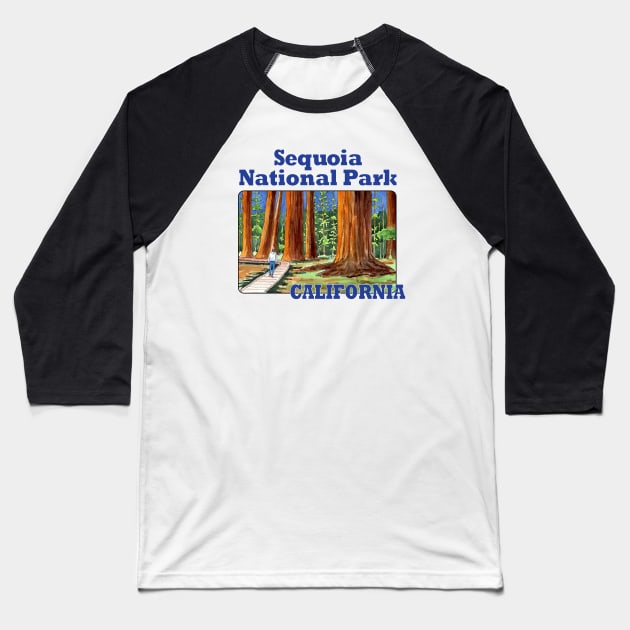 Sequoia National Park, California Baseball T-Shirt by MMcBuck